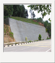 53.Jln. Ayre Keroh, Meleka. 12m(H) Betotitan wall